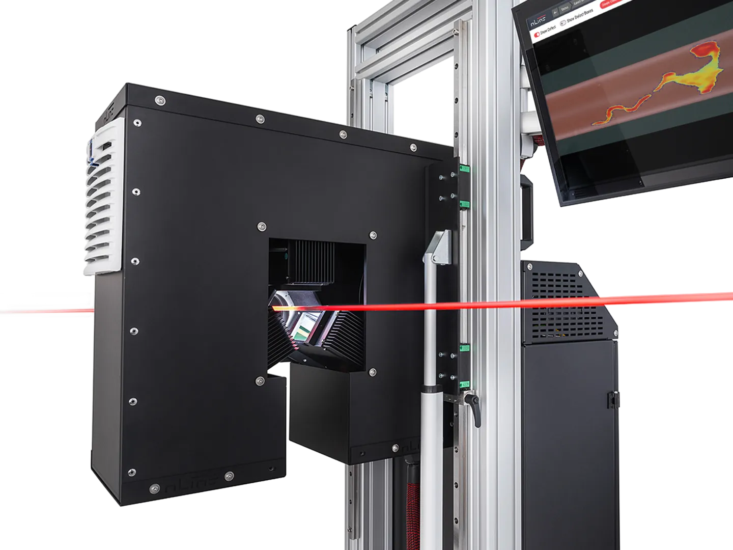 nLine 360° Inline-Prüfsystem für Kabel
