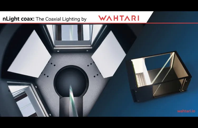 nLight coax Koaxialbeleuchtung von Wahtari für Machine Vision Anwendungen