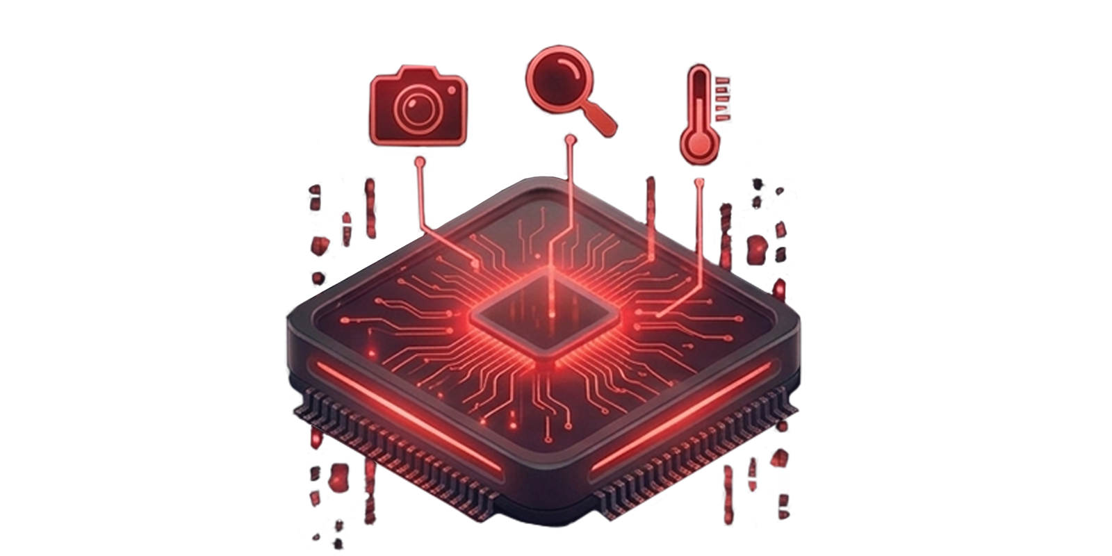 Datenerfassung durchWahtari industrial image processing: data acquisition from physical components into digital raw data.
